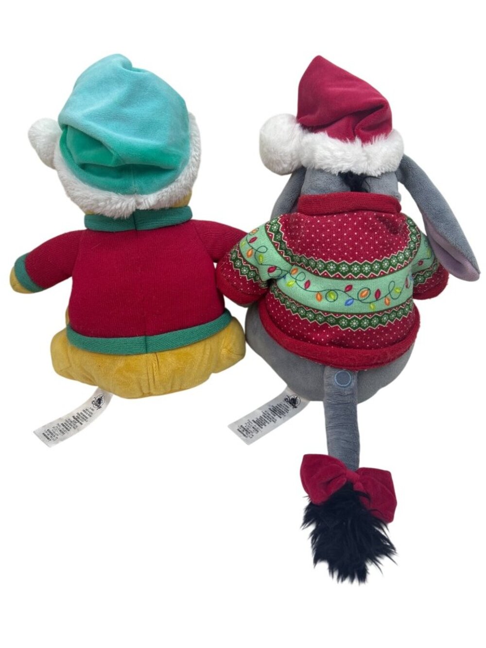Disney Winnie the Pooh & Eeyore Plush Christmas Holiday Decor Collectible - Picture 6 of 12